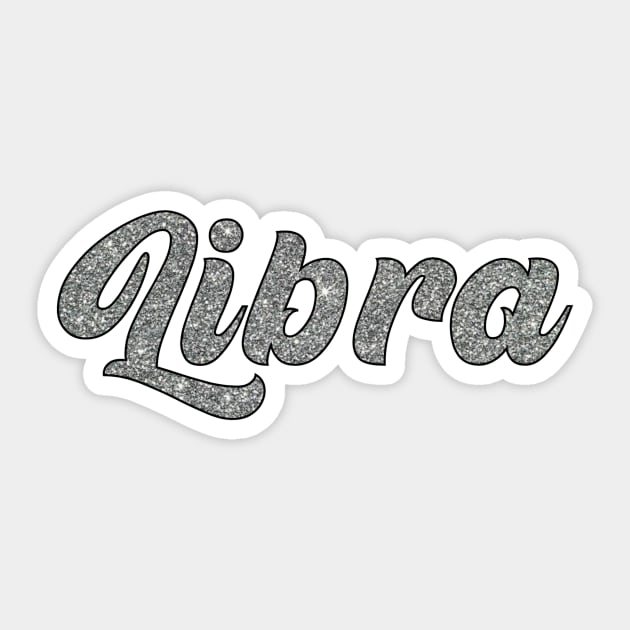 Libra Glitter Sticker by lolsammy910